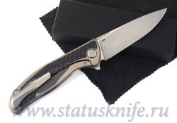 Нож Широгоров Ф95 High Polished CF M390 Кастом Дивижнфотография - 2