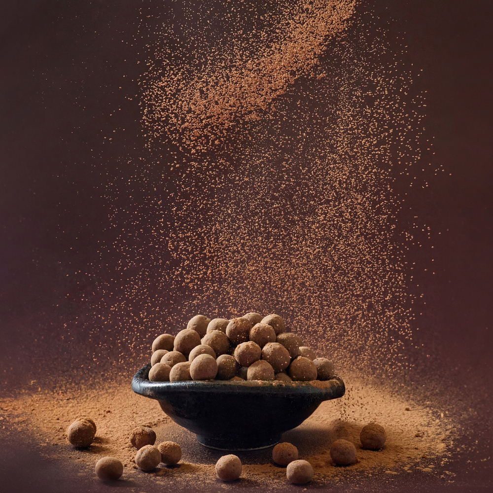 Хрустящие рисовые шарики в шоколаде 70гр со вкусом банана