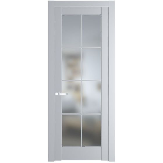 Межкомнатная дверь эмаль Profil Doors 3.1.2 (р.8) PD лайт грей стекло матовое