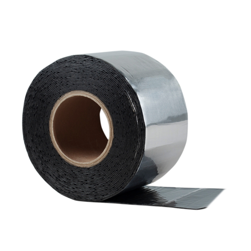 Лента кровельная битумная Шабашка, 10 см x 10 м, алюминий, 226766