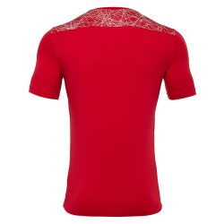 Футболка спортивная унисекс MACRON Nash, 50760201-RD-3XL, р.3XL, 100% полиэстер, красный