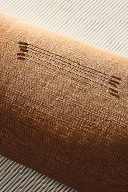 ZARA HOME ЧЕХОЛ ДЛЯ ДЕКОРАТИВНОЙ ПОДУШКИ С КОНТРАСТНОЙ СТРОЧКОЙ, КОРИЧНЕВЫЙ