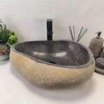 Раковина из речного камня RS-63907 (50*41*15) 0122