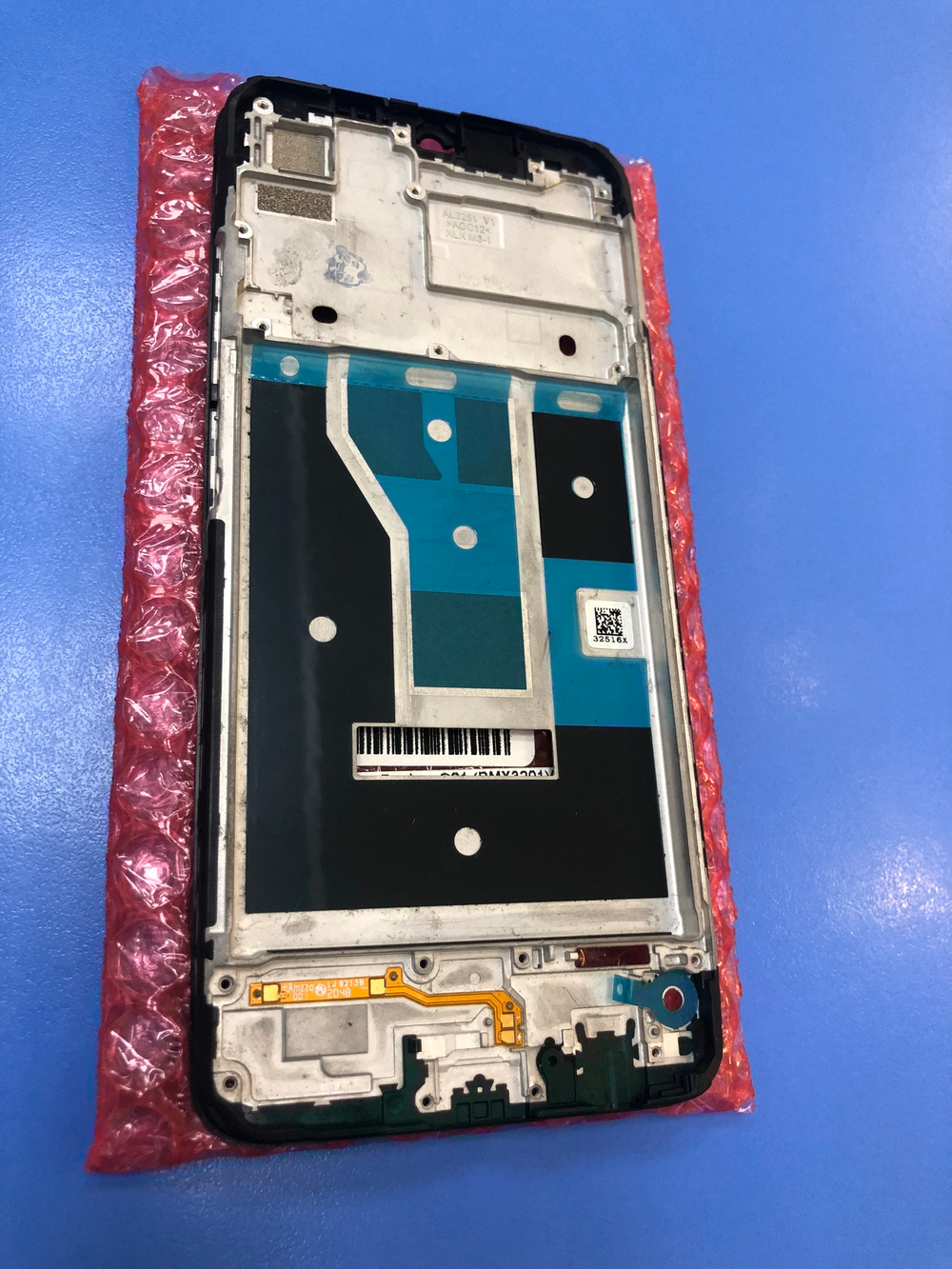 Realme(Реалми) C21/C11 2021г  Средняя часть корпуса, рамка дисплея Оригинал