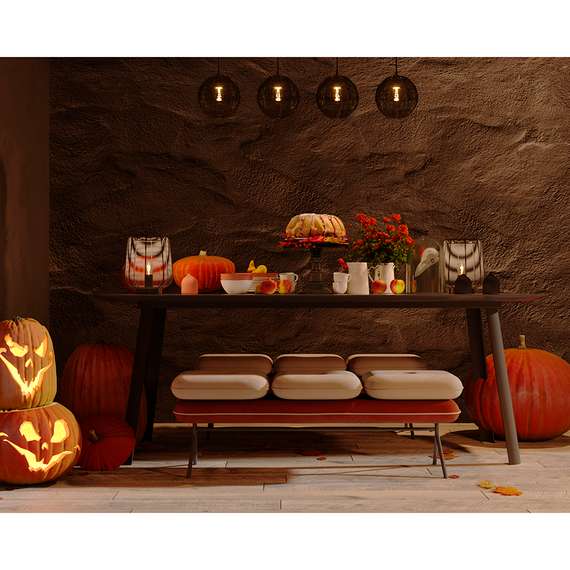 Лампа настольная Vinger, Ø22х26 см, черная