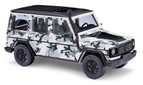 Автомобиль Mercedes-Benz G-Class 90, серый камуфляж (H0, 1:87)