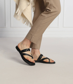 Кожаные шлепанцы Michael Kors - черный(40T2ALFA2L)