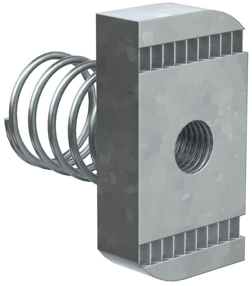 Гайка канальная с пружиной М8х40 (уп.50шт) IEK CMZ11-GK-08 Гайка канальная с пружиной М8х40 (уп.50шт) IEK CMZ11-GK-08