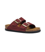 Кожаные шлепанцы arizona sfb lenb zinfandel Birkenstock - бордовый(1028719)