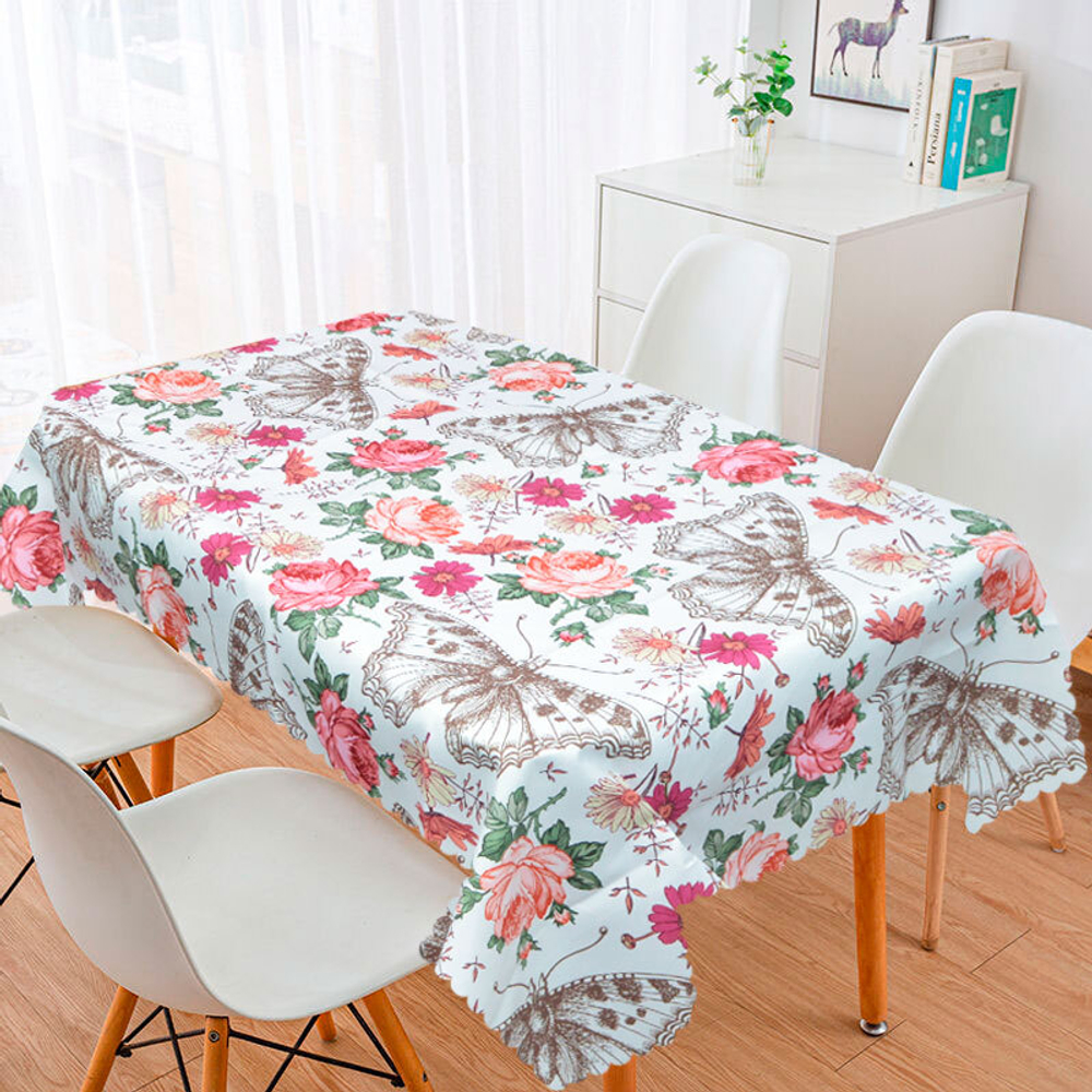 Скатерть 140*180см с водоотталкивающей пропиткой, 100% полиэстер, NN-1008542