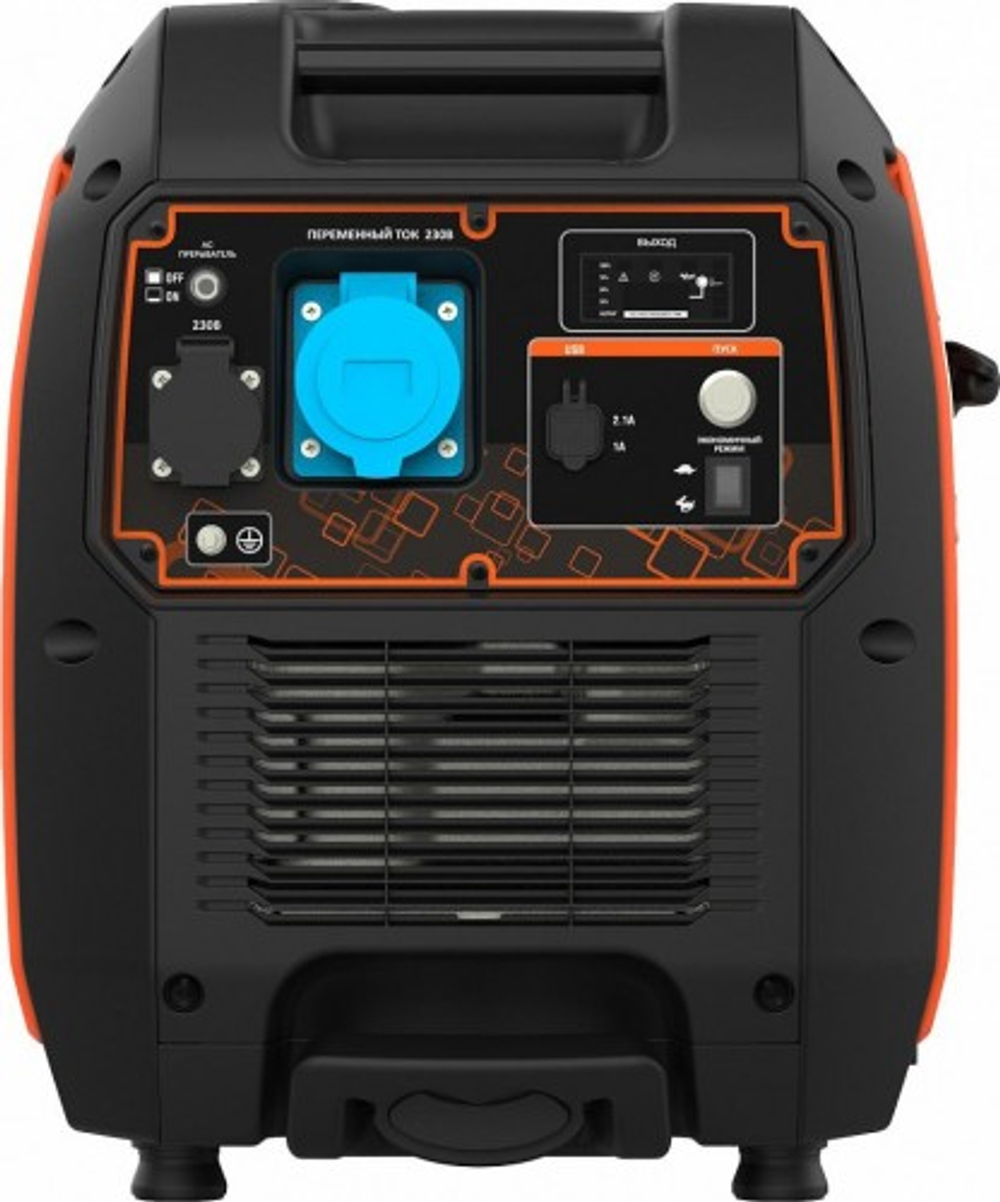 Генератор бензиновый ZONGSHEN BQH 6200 E инверторный 1T90DF650