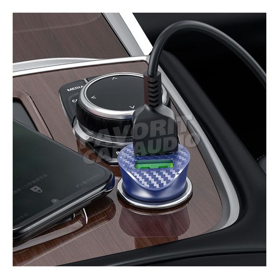 АЗУ 2USB HOCO Z39 QC3.0 синий