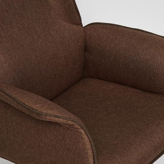 Кресло Tetchair CHARM ткань, коричневый/коричневый , F25/ЗМ7-147