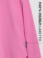 Розовый лонгслив для девочки