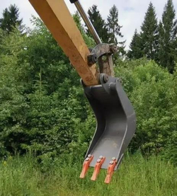 Ковш траншейный на Экскаватор-погрузчик Hidromek