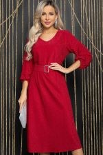 Платье Аглая (красное) П12041 LT Collection (Акция)
