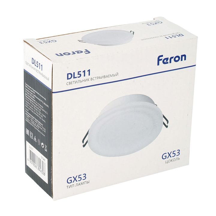 Встраиваемый светильник Feron DL511 51946