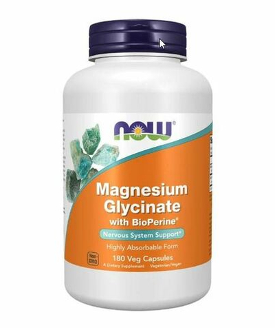 NOW Magnesium Glycinate (180 таб.) [M]