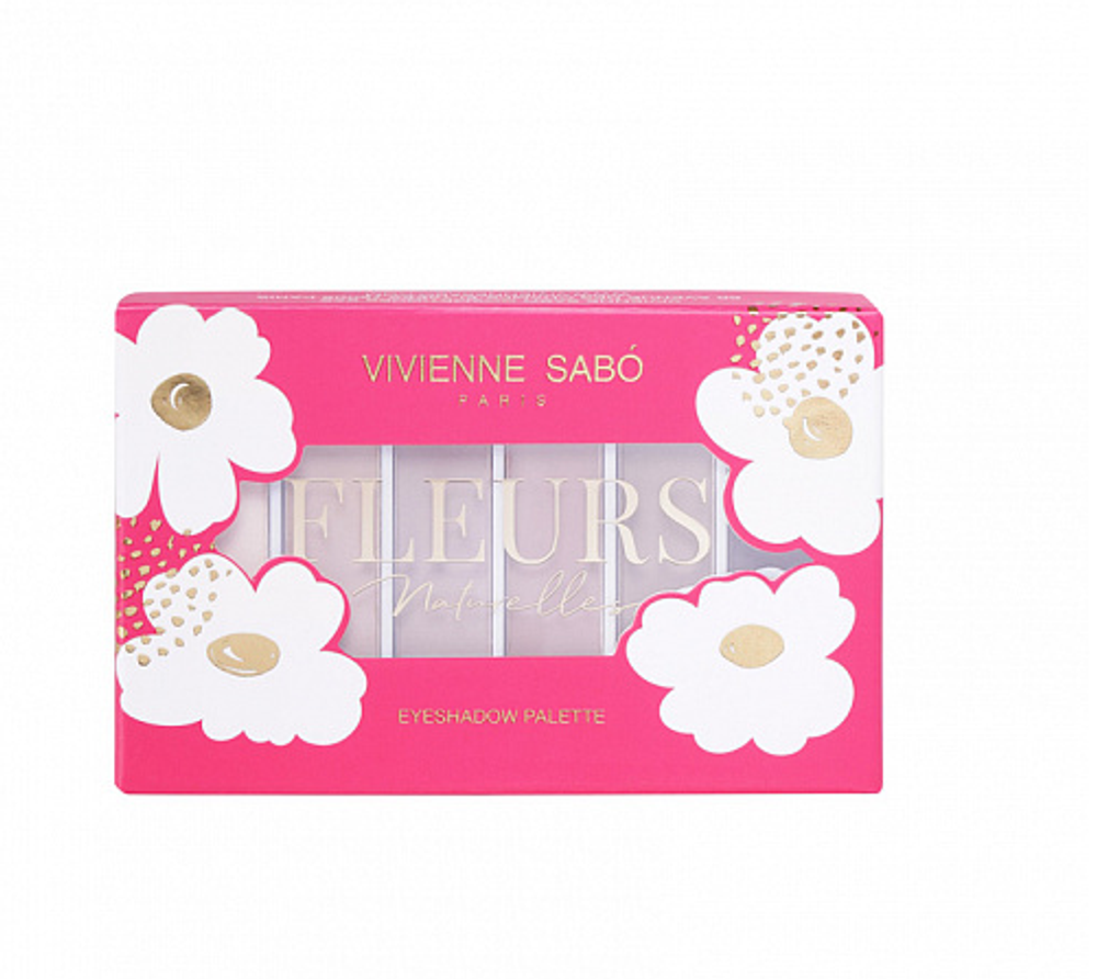 VS 6019 Палетка теней д/век Fleurs naturelles тон01
