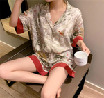 Пижама ш/в шорты+рубашка 3908