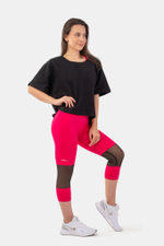 Леггинсы HIGH-WAIST ¾ LENGTH SPORTY LEGGINGS 406 Розовые
