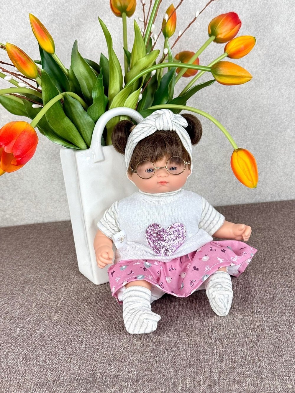 Кукла Marina and Pau 26cм Suenecitos мягконабивная (M125A)