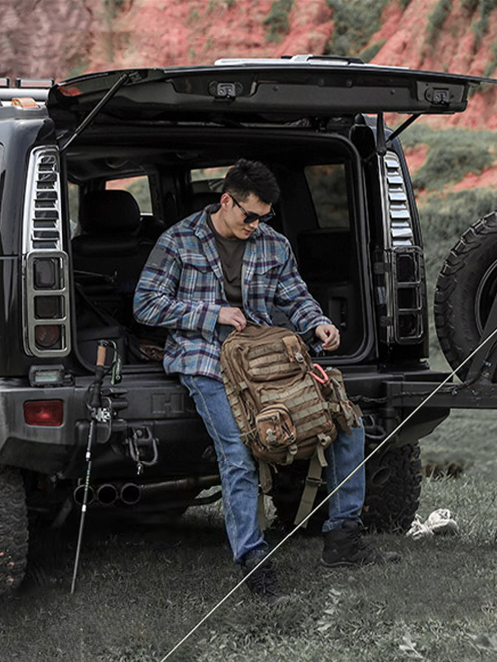 Рубашка Emersongear Blue Label Longicorn Flannel Shirt (Blue Gray Grid)