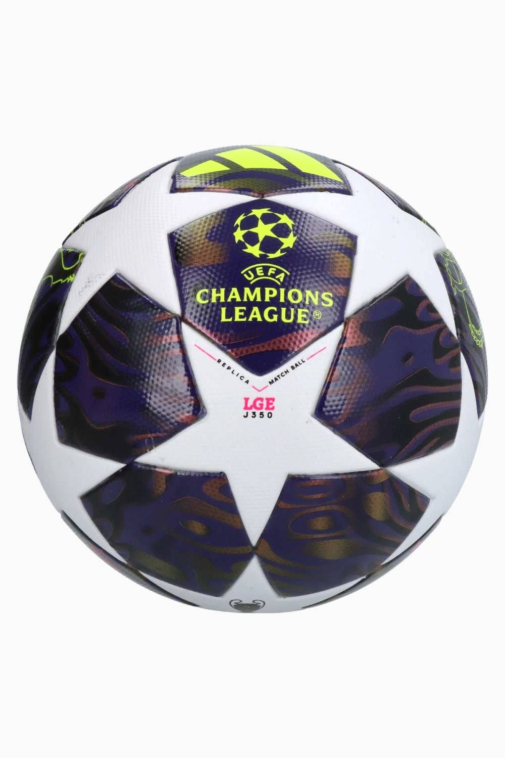 Футбольный мяч adidas UCL League J350 25/26 Final размер 5 - фиолетовый