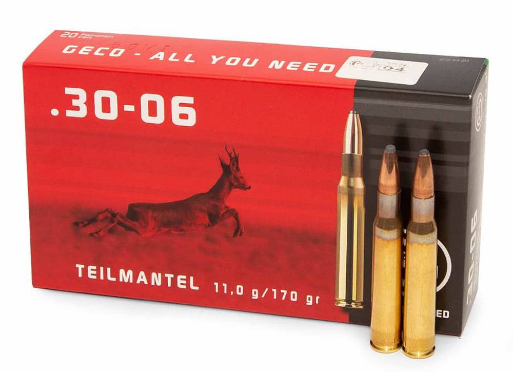 Патрон Geco 30-06Spr TM Teilmantel SP 11,0/170gr (2123320) (20)