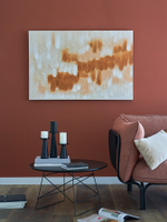 Панно декоративное с ручной росписью by feel, 120х80 см, охра