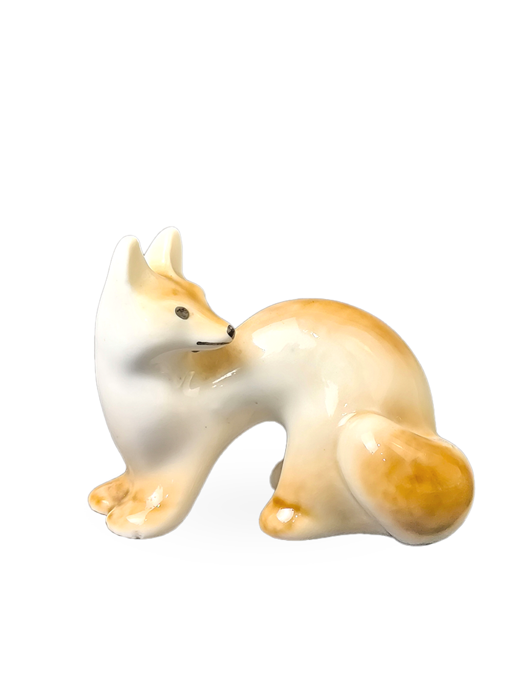 Фарфоровая статуэтка (миниатюра) "Куница" ЛФЗ