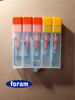 Сверло с зенкером по дереву, FORAM, зенкер d 8мм, хвостовик 8мм, 5шт
