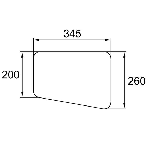 Стул PLUTO (на 4 ножках с подлокотниками и пюпитром)
