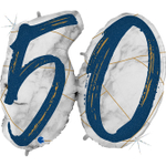 Шар Цифра 50 мрамор