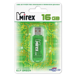 Флэш-карта Mirex USB Flash Drive 16GB Elf Green