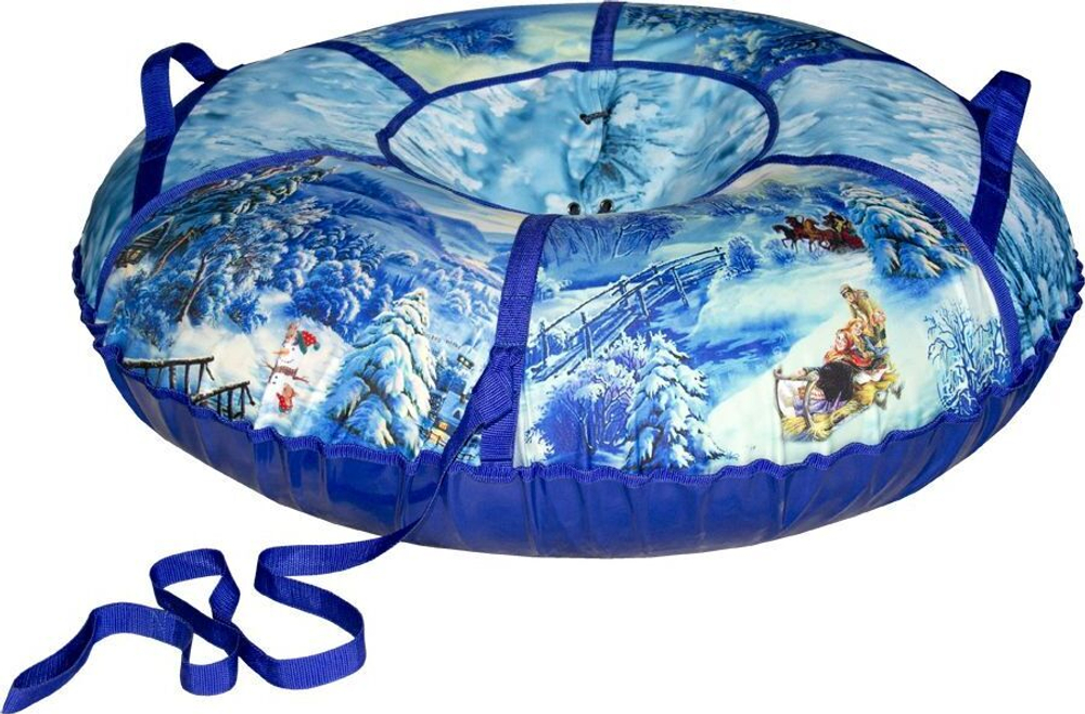 Тюбинг Санки-Ватрушка Prival Тройка 75 см с камерой