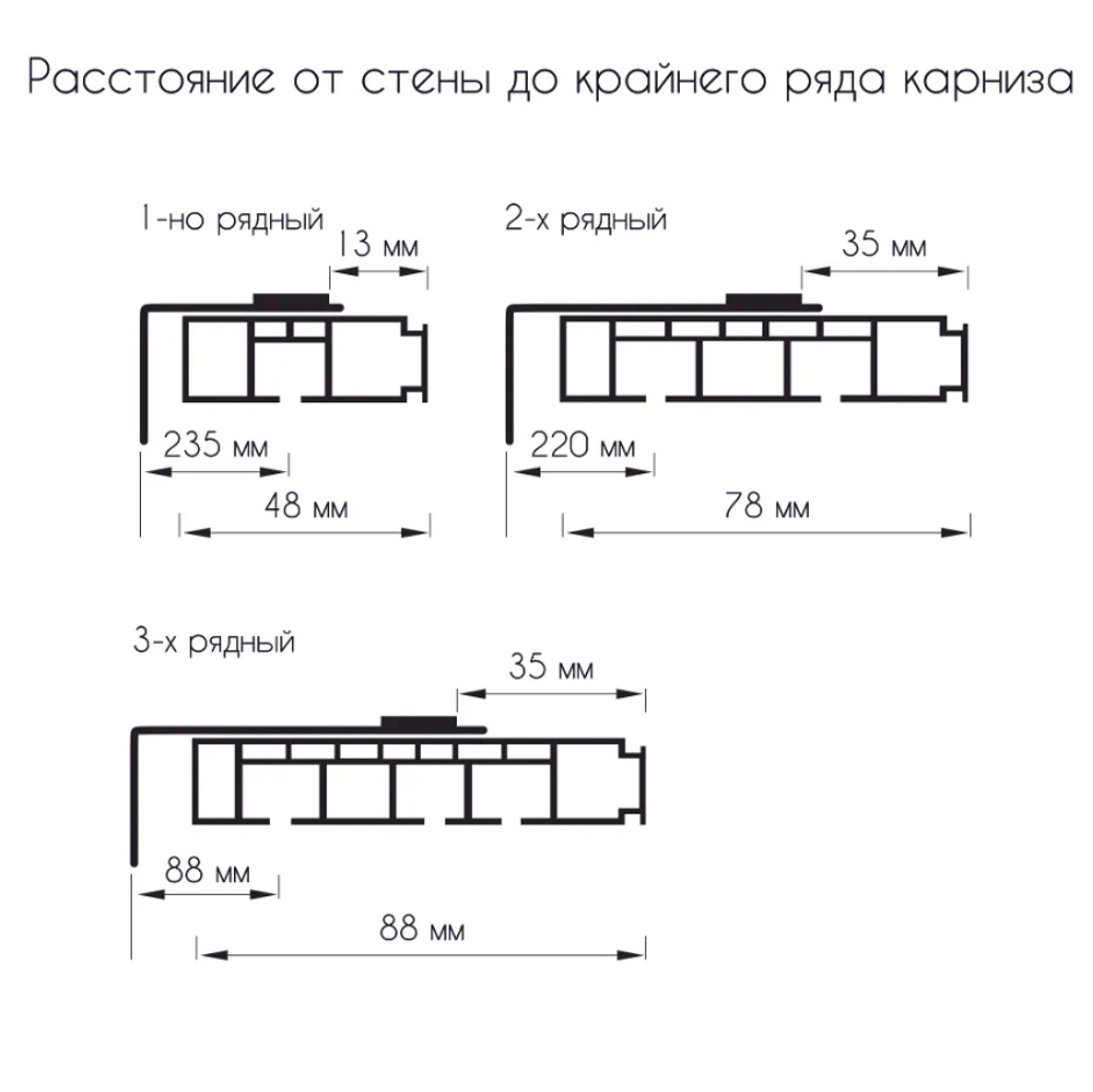 Кронштейн для потолочного карниза ПВХ с пластиной 250х60 мм