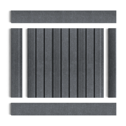 Стеновая панель HiWood декорированная, 270x12 см