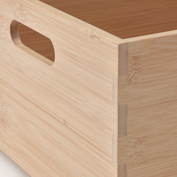 IKEA UPPDATERA  (ИКЕА УППДАТЕРА)  -  Контейнер, светлый бамбук, 24x32x15 см