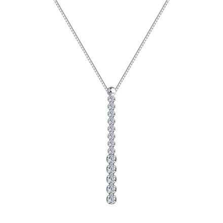 Колье с фианитами