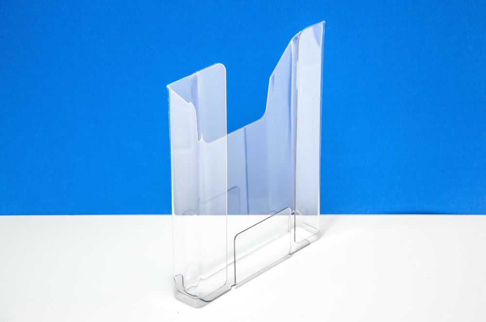 Карман буклетница А5 верт 30мм 1,5 ПЭТ + скотч