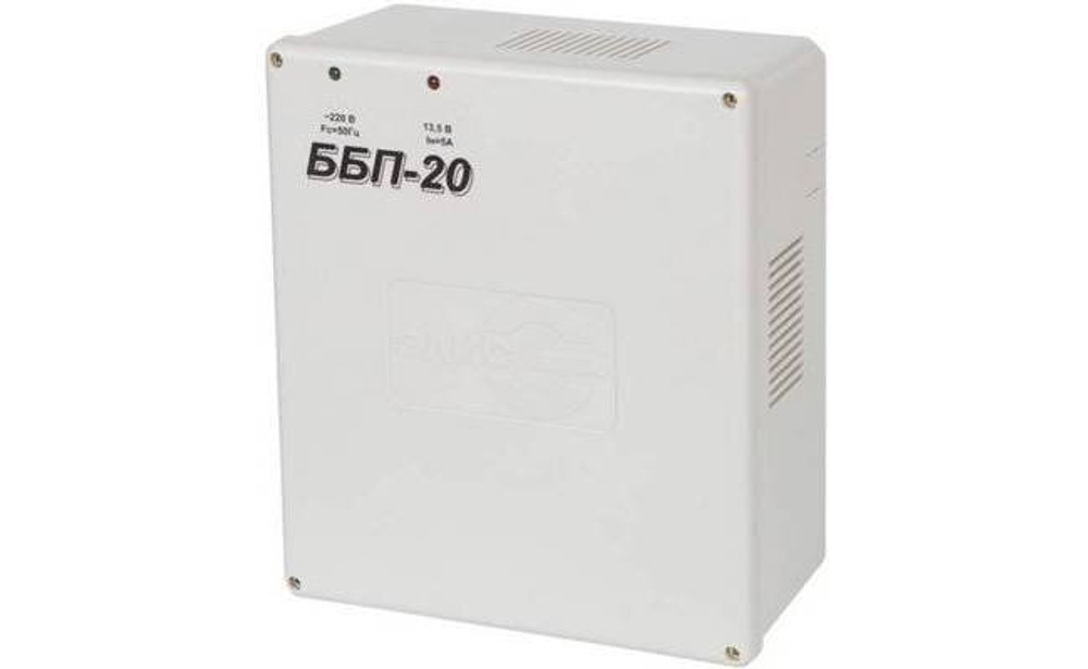 ББП-20 источник бесперебойного питания, пластик, 12В, 2А, под АКБ 7А/ч