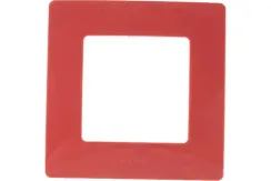 Рамка Legrand Etika 1-постовая красная 25671