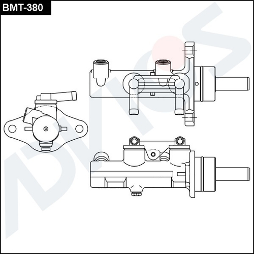 Главный тормозной цилиндр BMT380