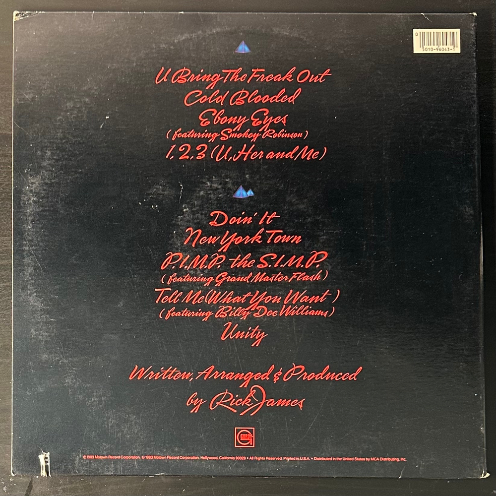 Rick James ‎– Cold Blooded (США 1983г.)