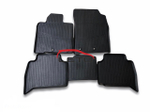 Коврики салона резиновые черные (1 и 2 ряд) PZ49K-Q2357-RJ PZ49KQ2357RJ