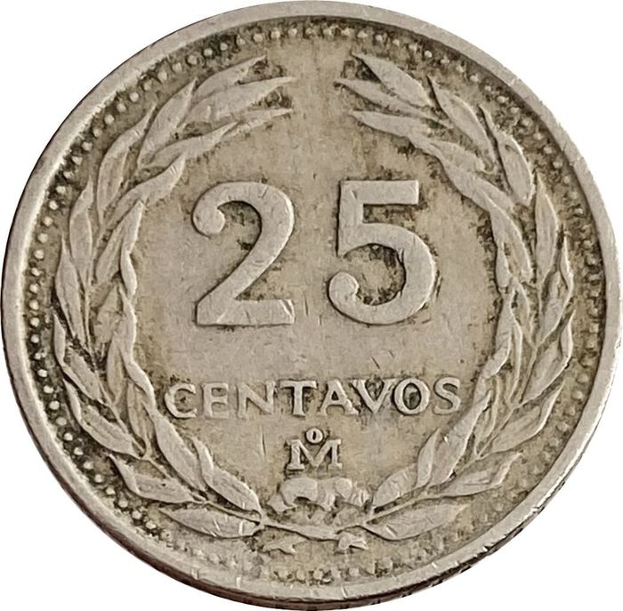 25 сентаво 1986 Сальвадор