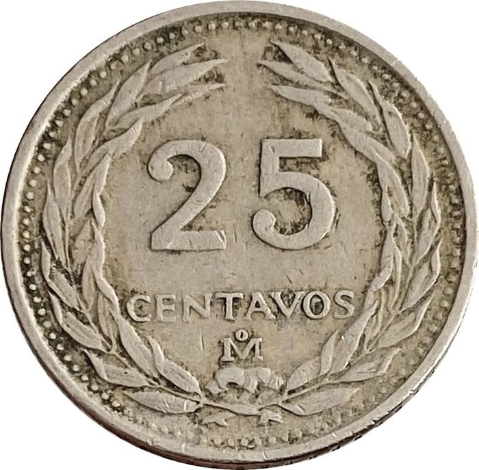 25 сентаво 1986 Сальвадор