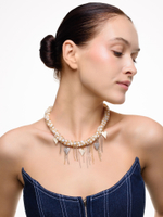 Колье "Pearl And Heart" Bicolor