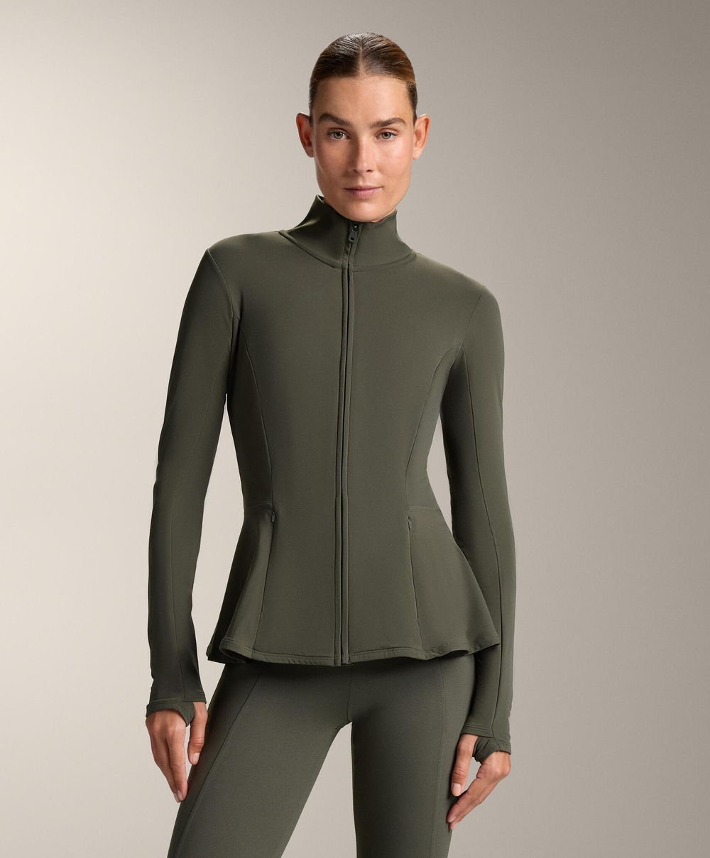 Oysho Легкая куртка, темный хаки